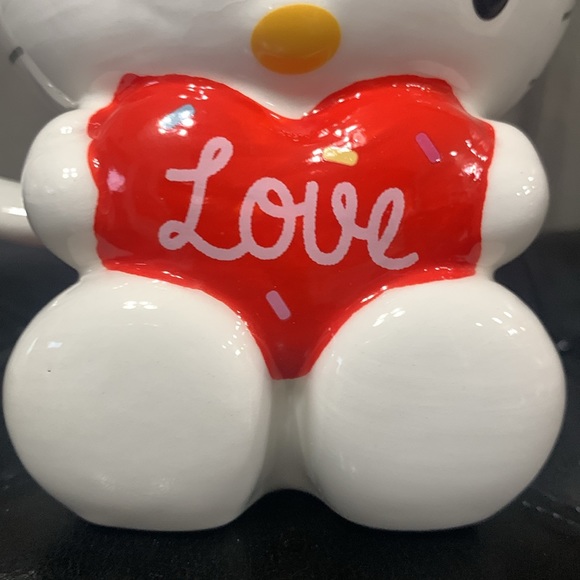 New Hello Kitty Heart Of Love Full Body Sculpted Coffee Mug By Sanrio - Picture 2 of 8